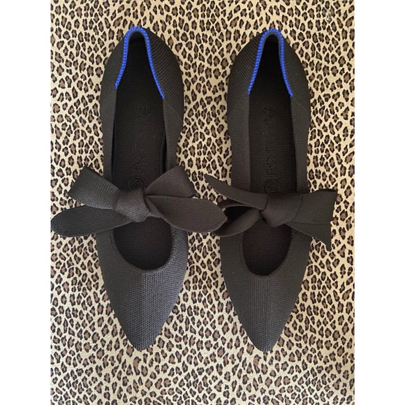 Rothy's Shoes - ROTHYS BLACK MARY JANE FLATS- GORGEOUS! Worn once - FEMME w/SASS. Sz8